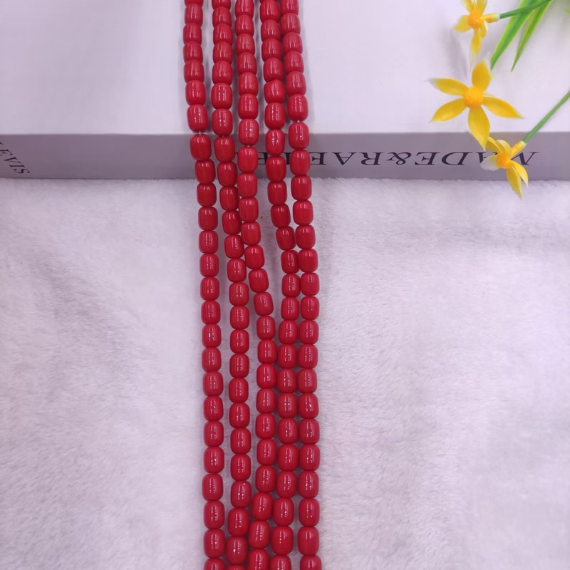 Porcelain red 40pcs/strand