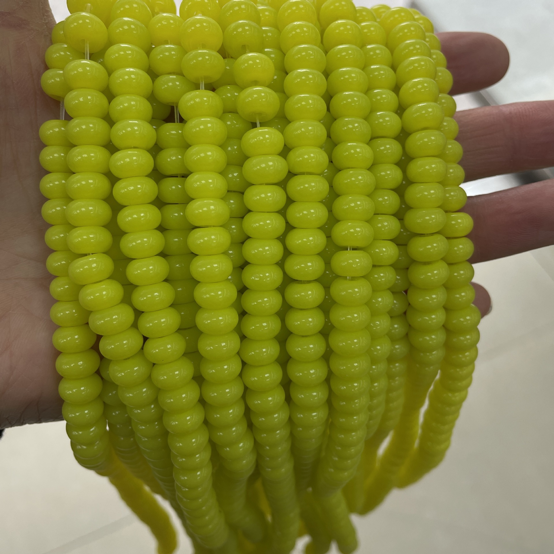 Lemon yellow 79pcs/strand