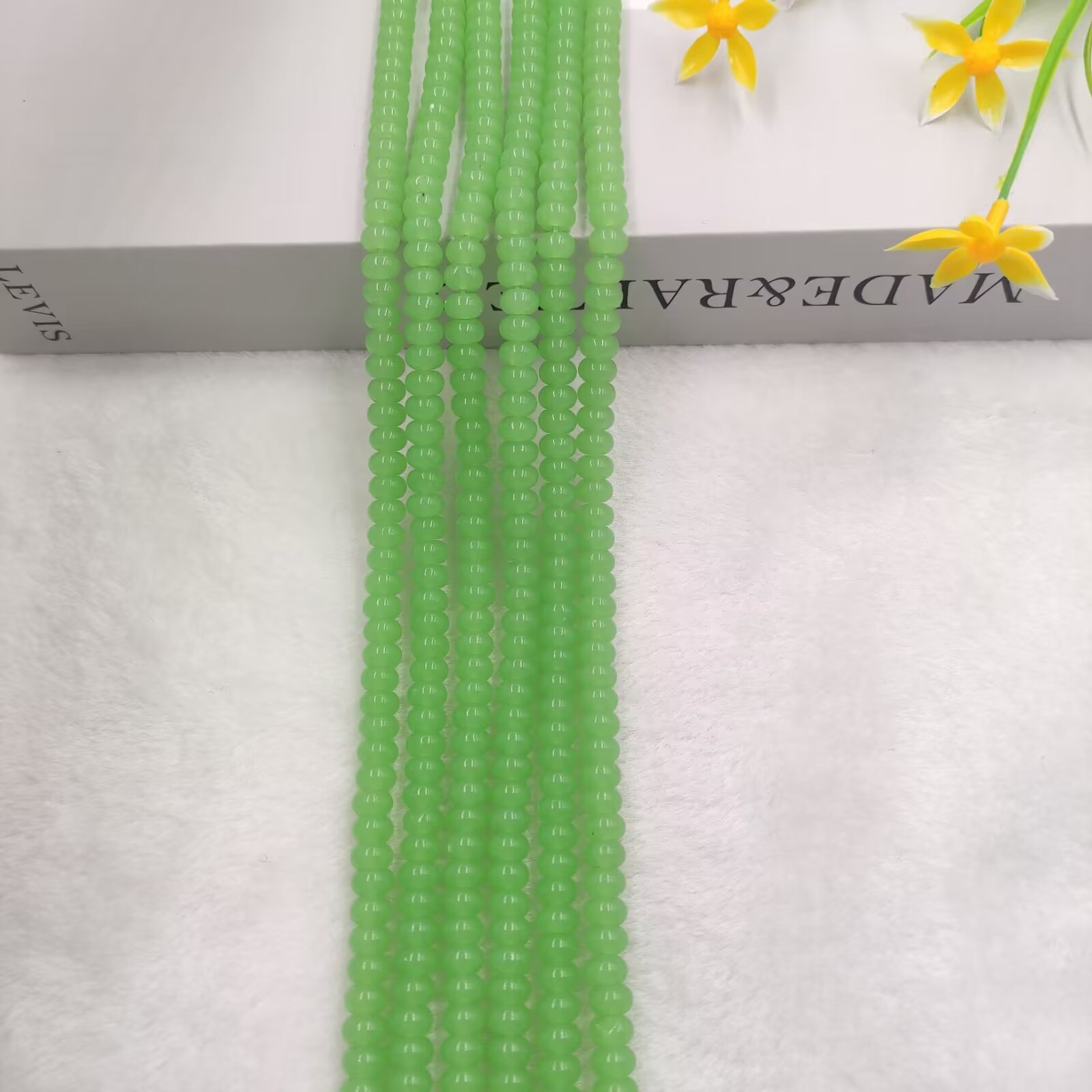 Fruit green jade 79pcs/strand