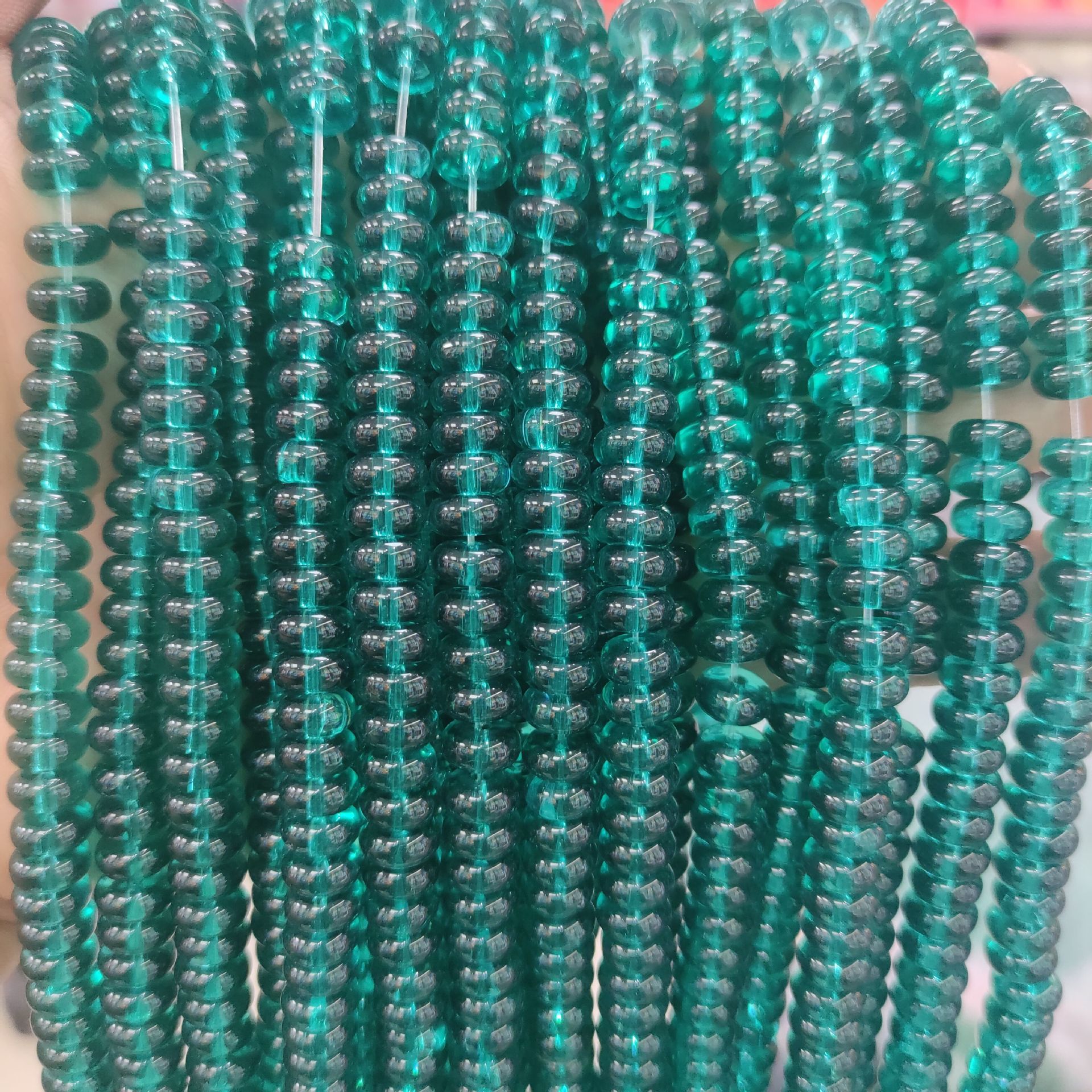 Hole blue 79pcs/strand