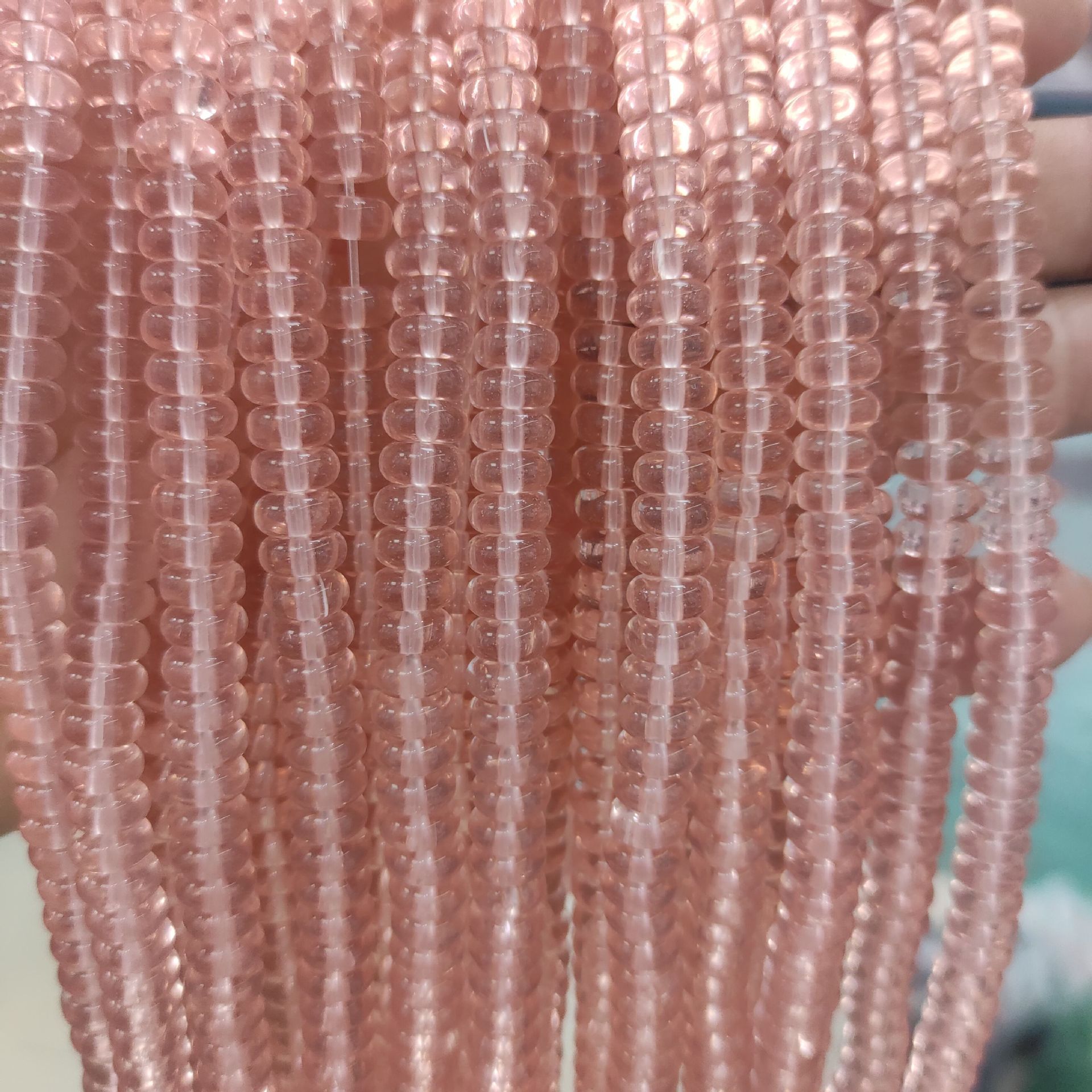 Transparent powder 79pcs/strand