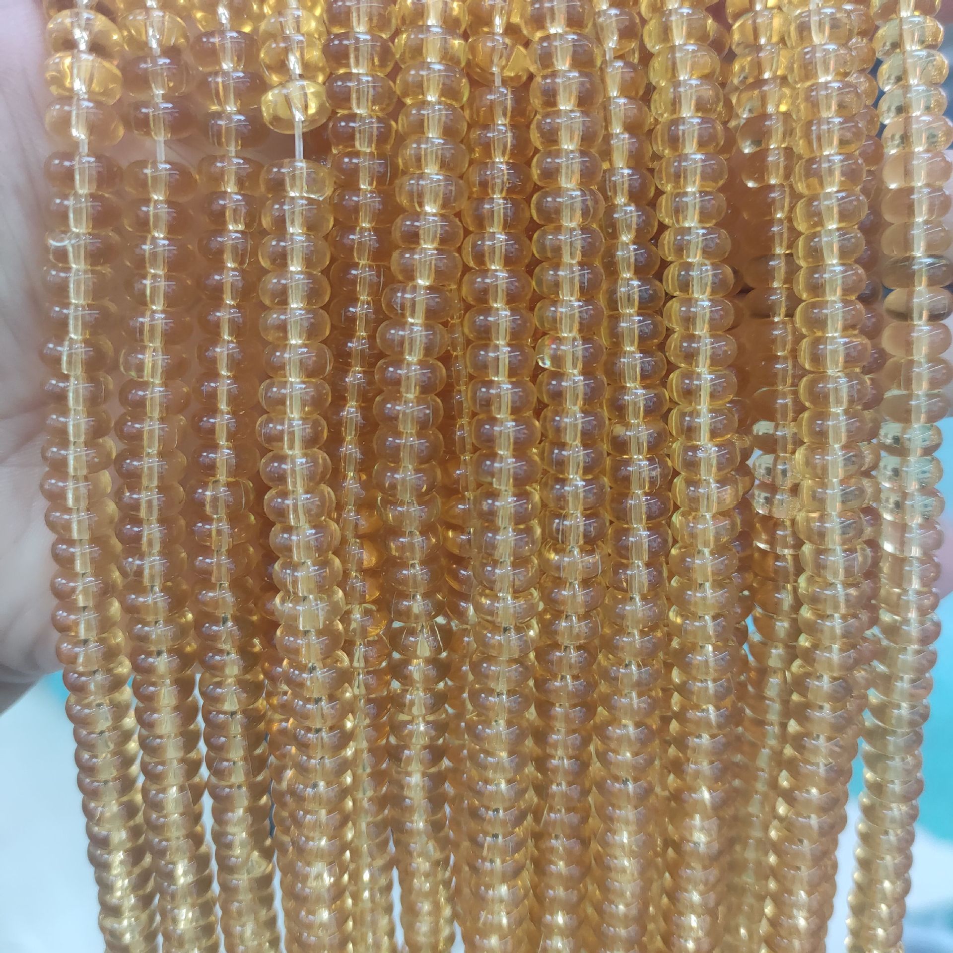 Champagne color 79pcs/strand