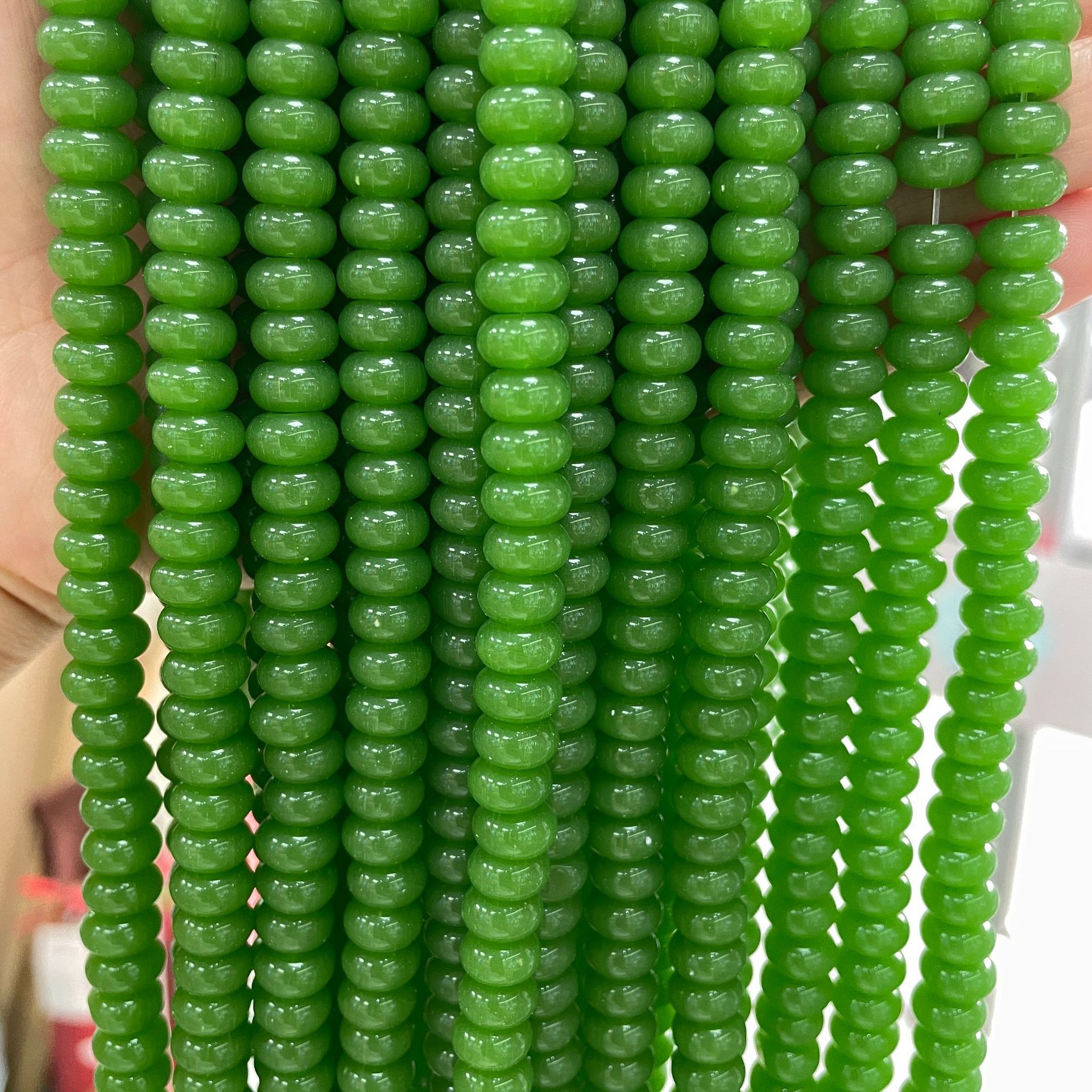 Agate green 79pcs/strand