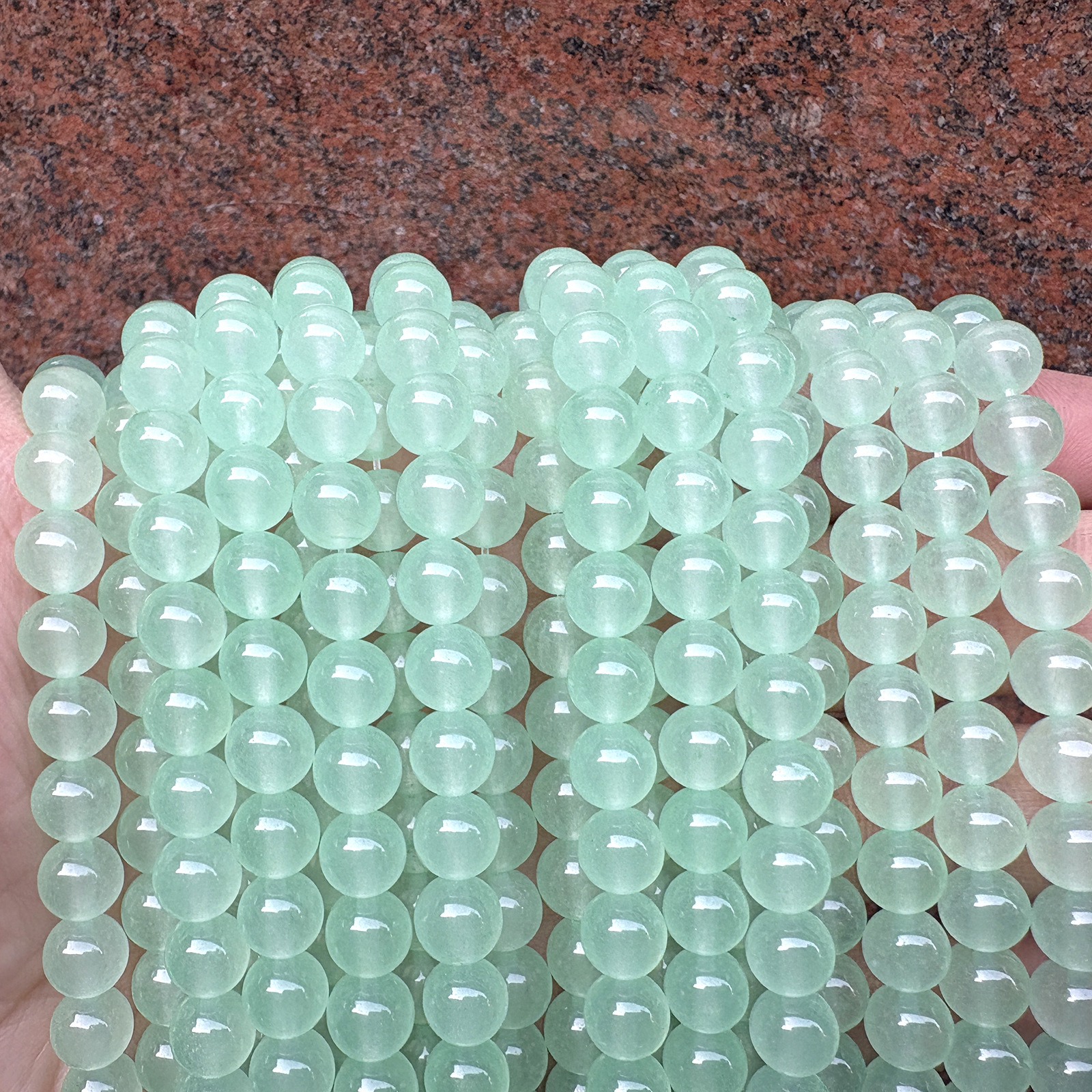 Emerald green#A275 6mm/58pcs