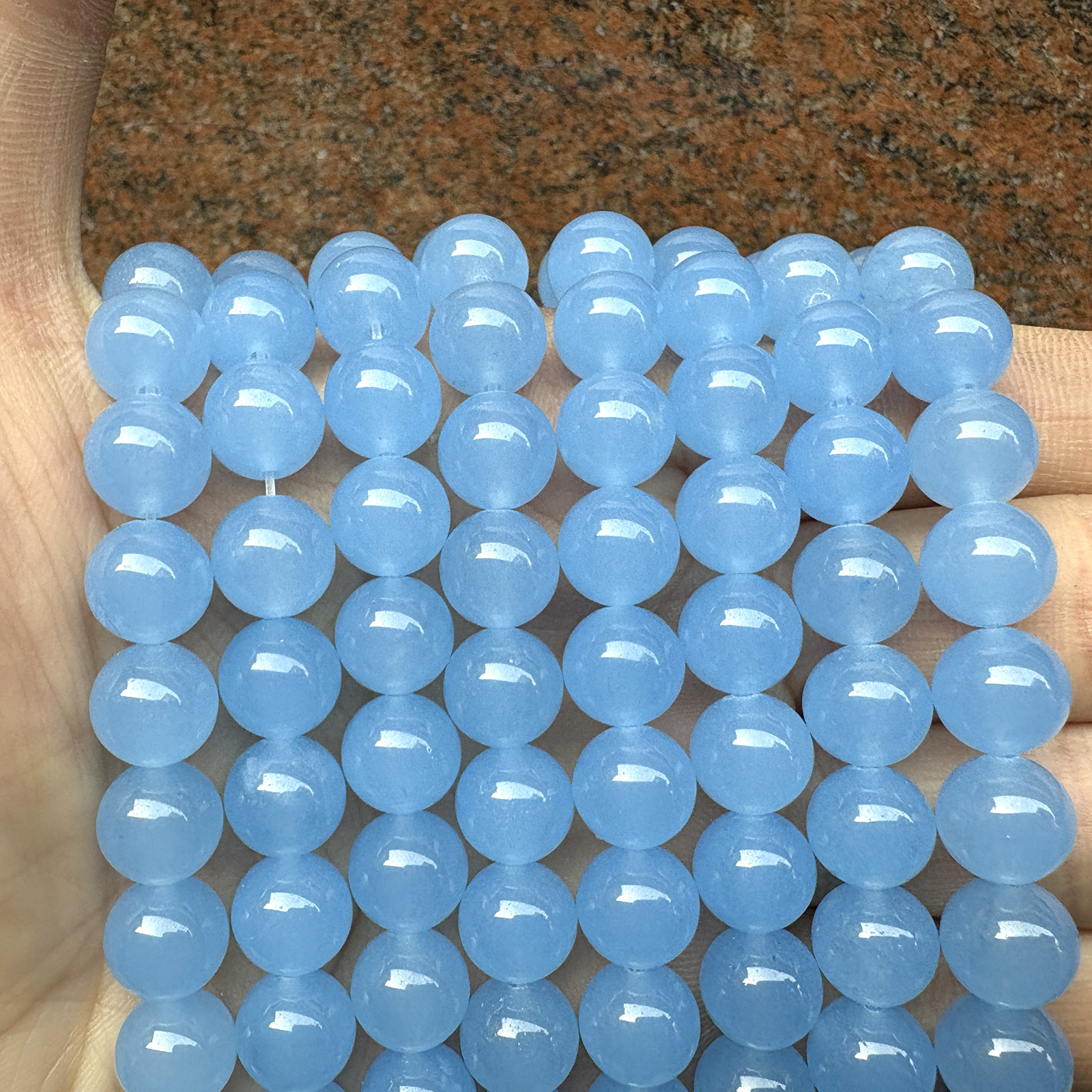 Light blue#A288 10mm/38pcs