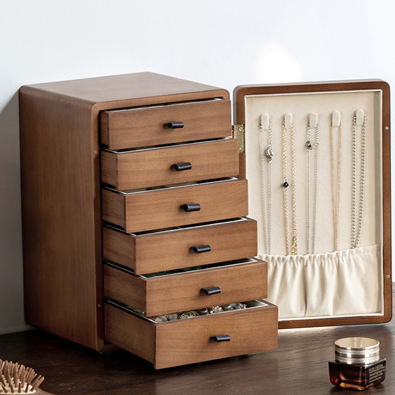 [pine] six-layer jewelry box-antique color