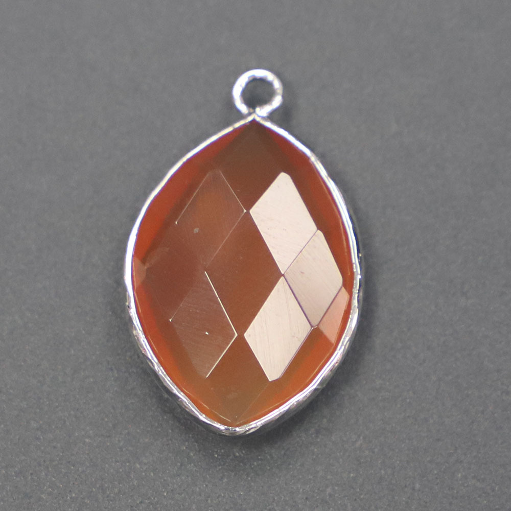 Red Agate 30x19x7mm