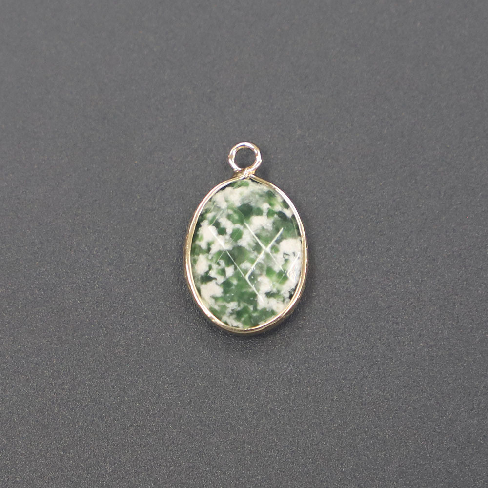 green spot stone 21x13x6mm