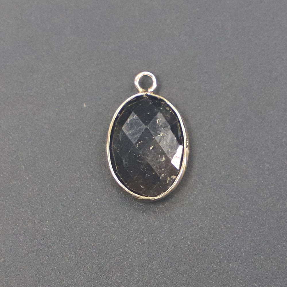 silver Obsidian 21x13x6mm