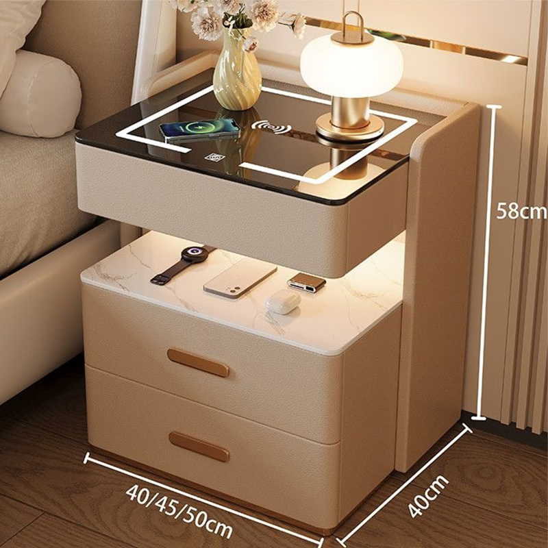 Upgraded rounded corners [wireless charging   three-color light   usb   audio]