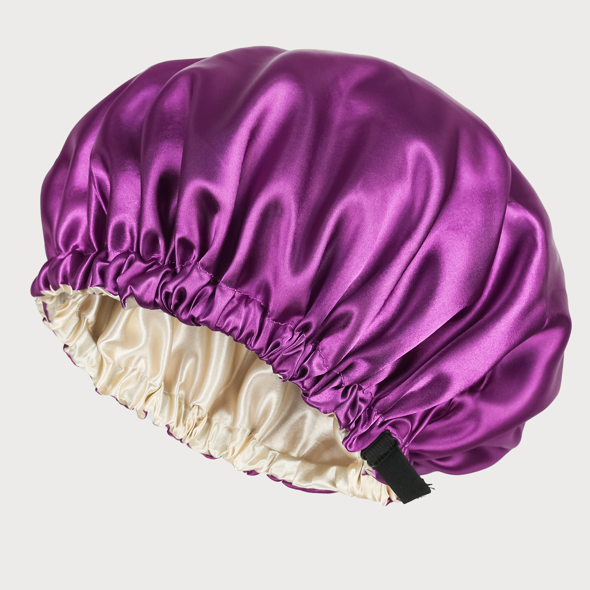 Dark purple   beige lining