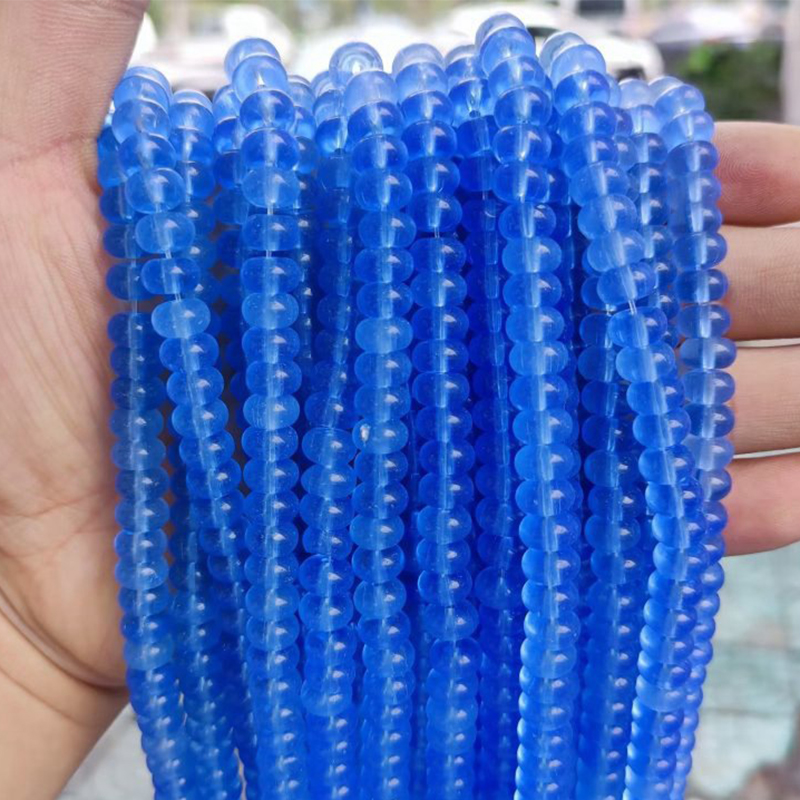 Transparent blue 79pcs/strand