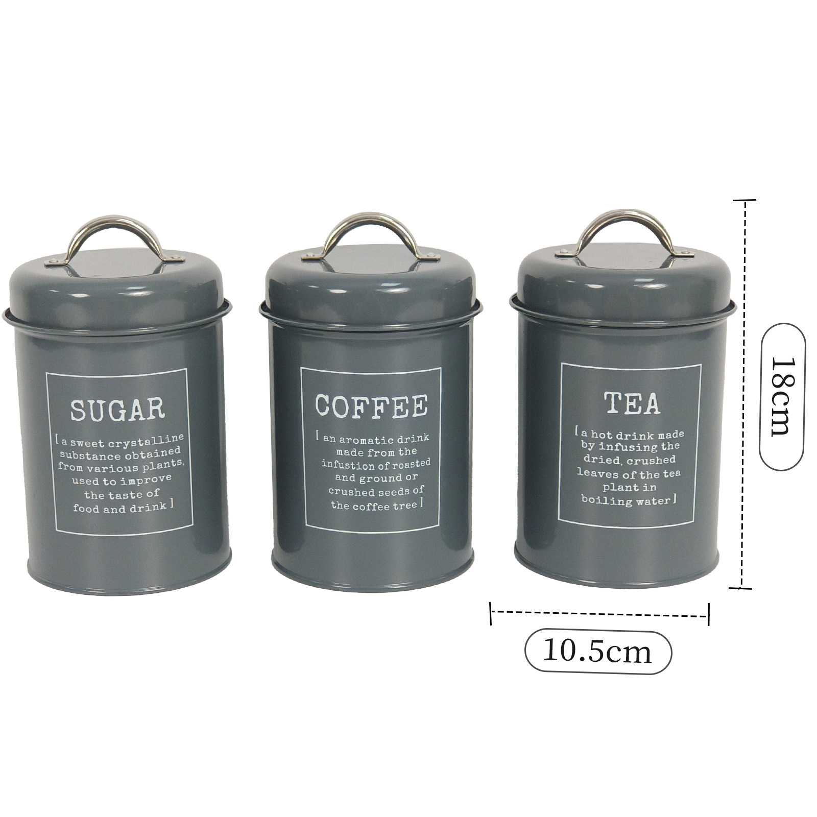 gray 3-pieces