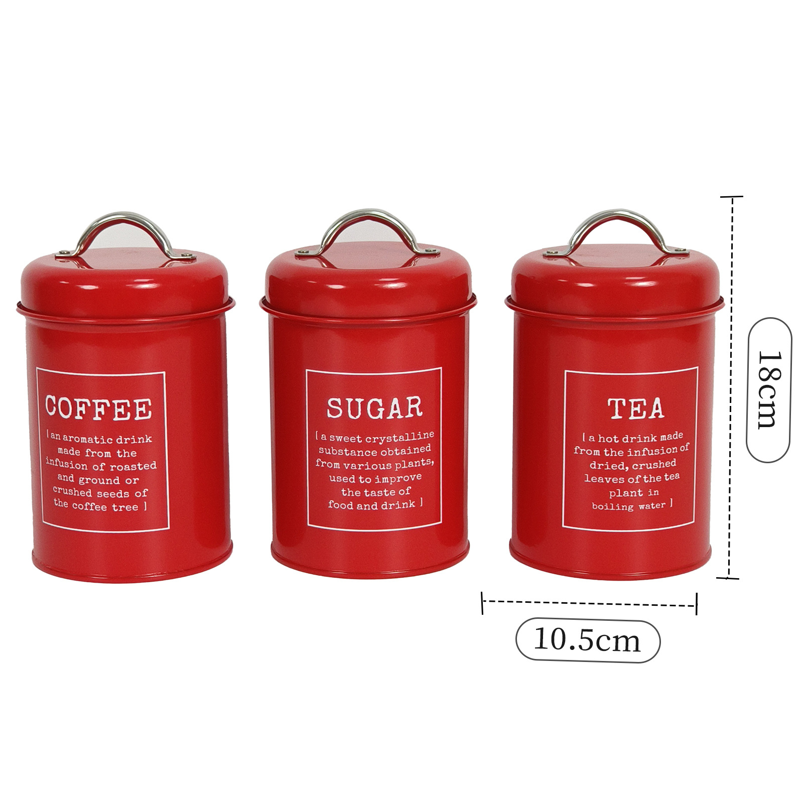 red 3-pieces