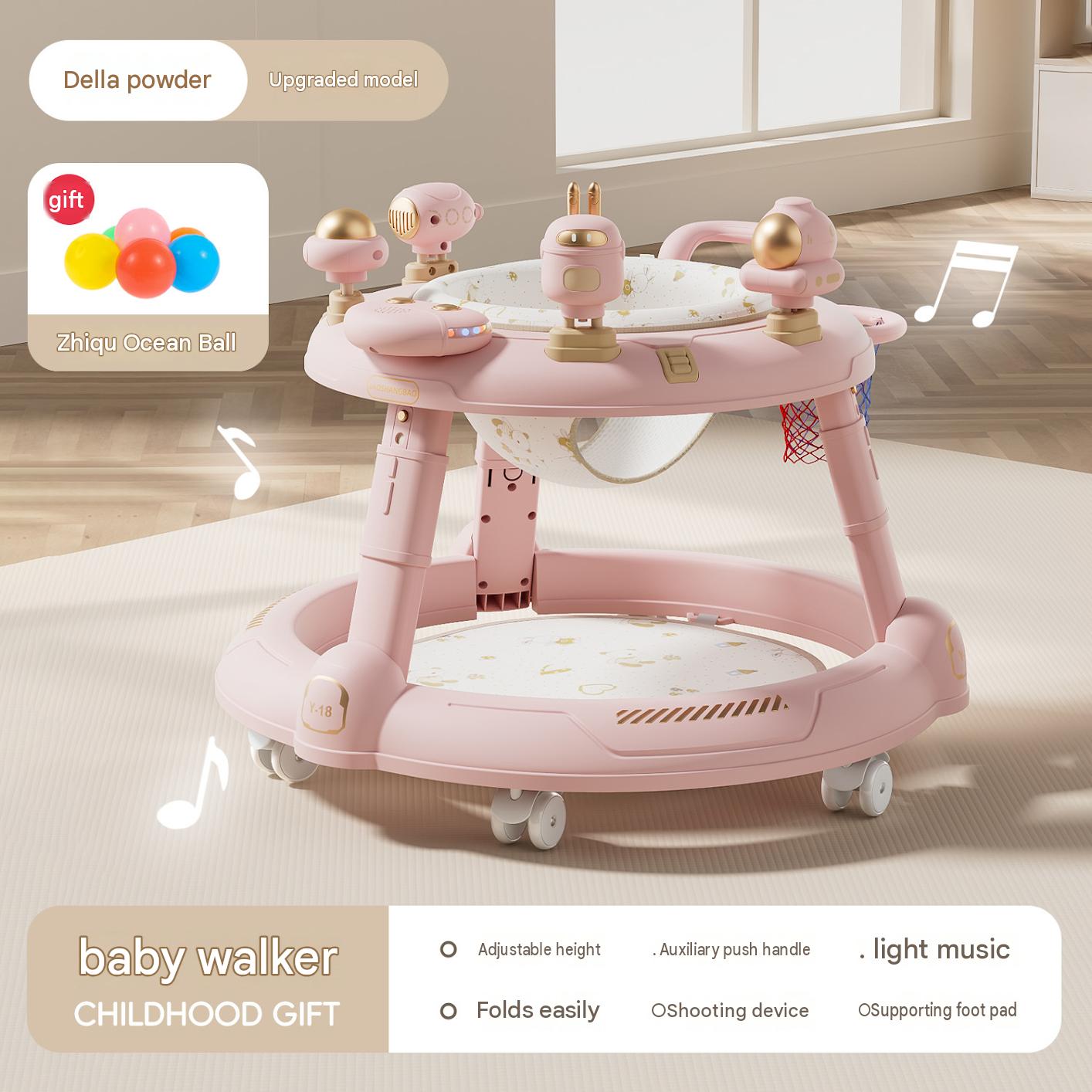 6006 new pink   seat rotation height adjustable   foot pedal