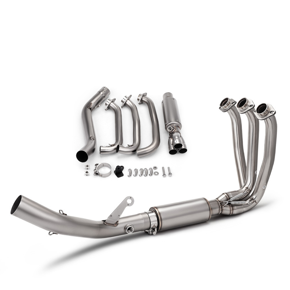 675sr-r stainless steel double oxygen port side row front section - connected to 51mm