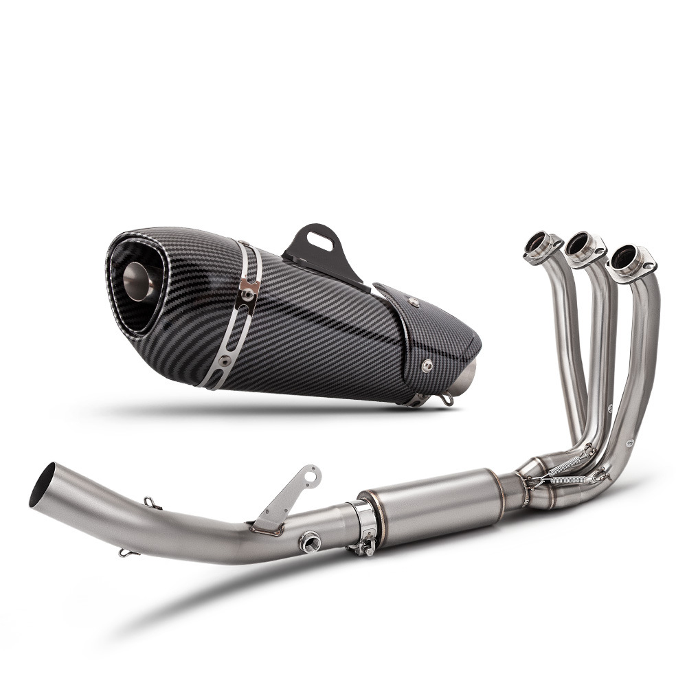 675sr-r dual oxygen port side row front section   s1 full imitation carbon fiber