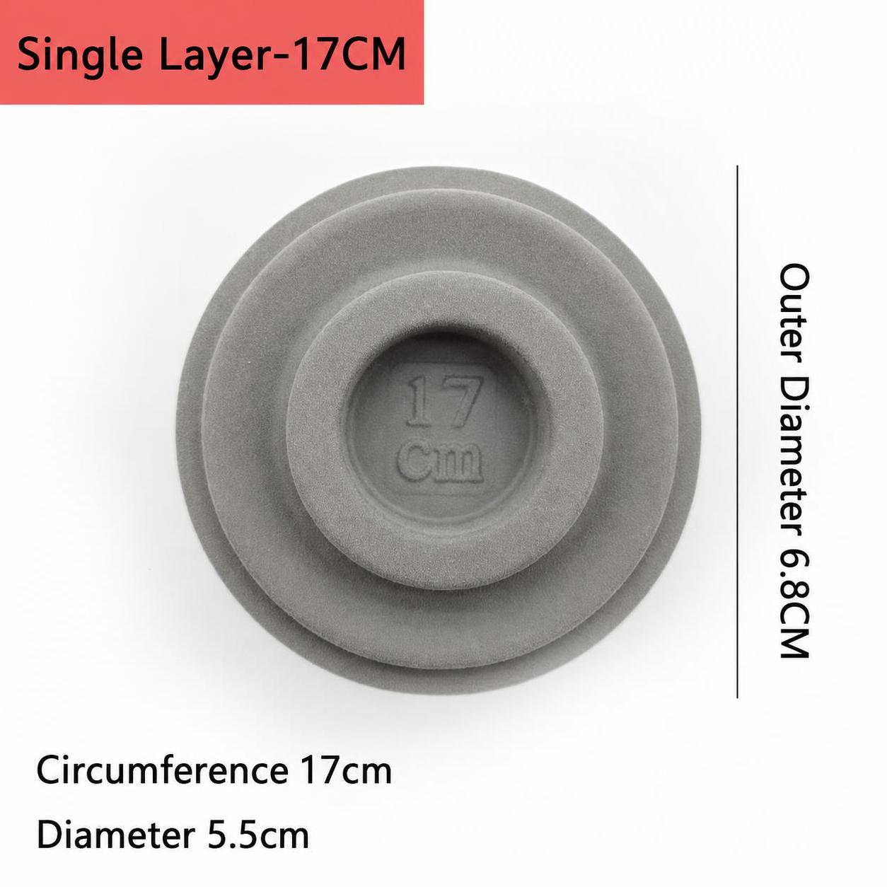 Single circle 17cm