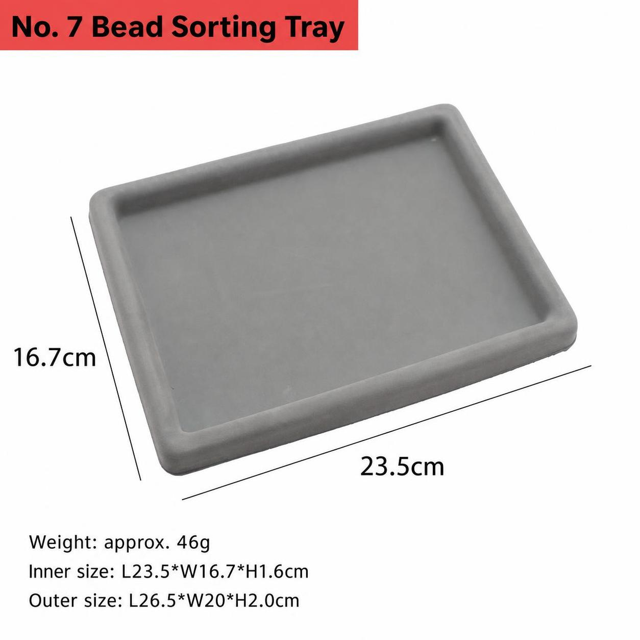 No. 7 loose bead design plate