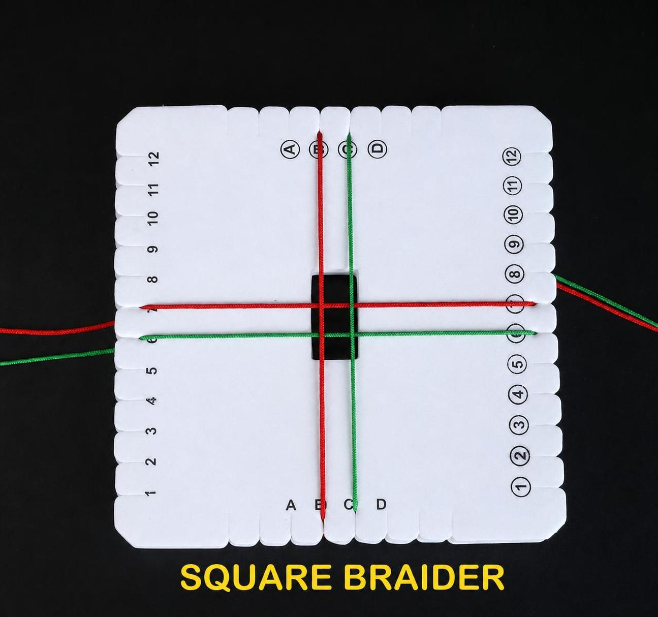 Square rope braider
