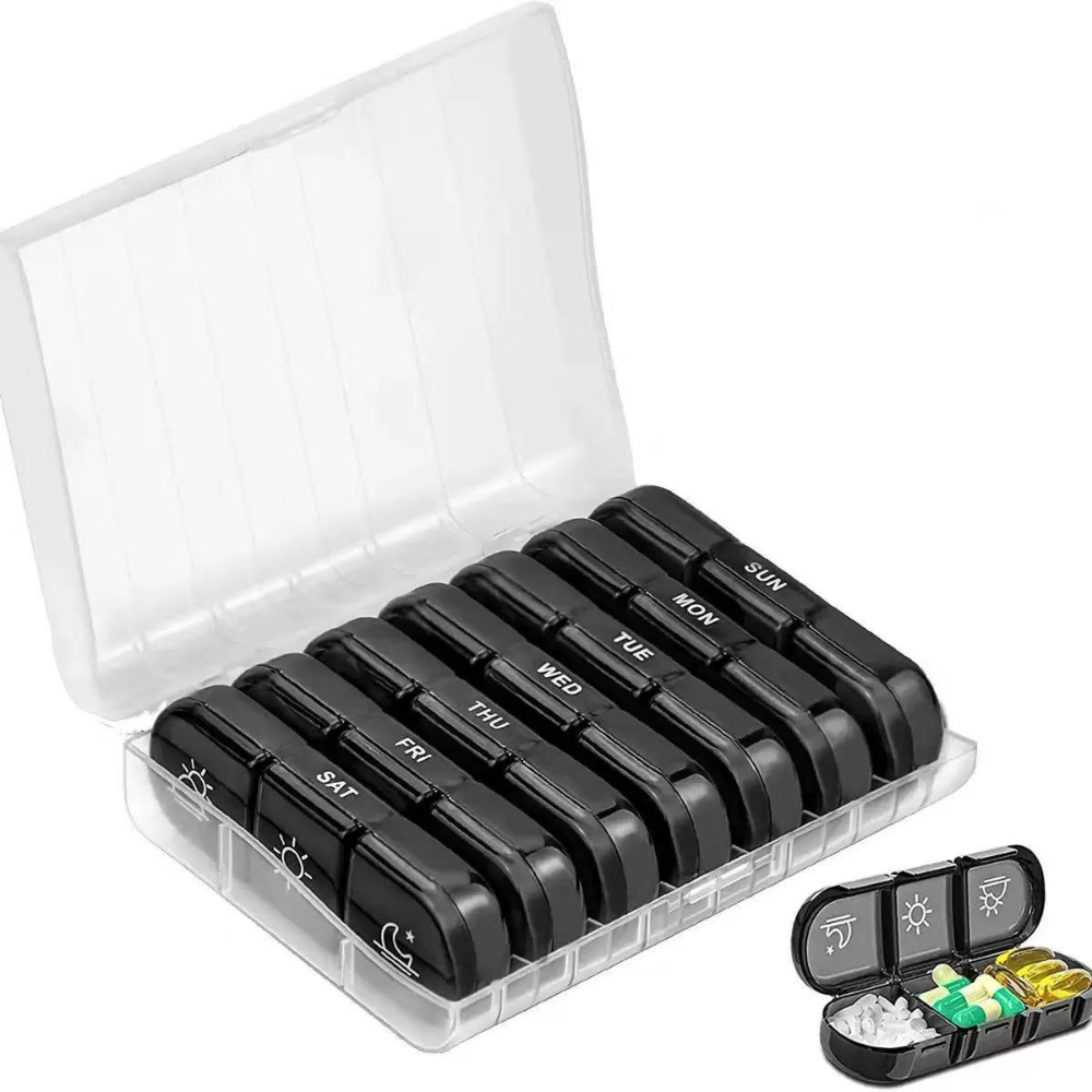 Transparent case with black pattern