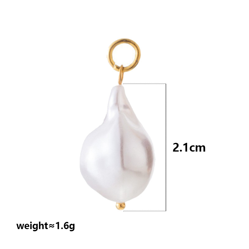 Imitation pearl pendant