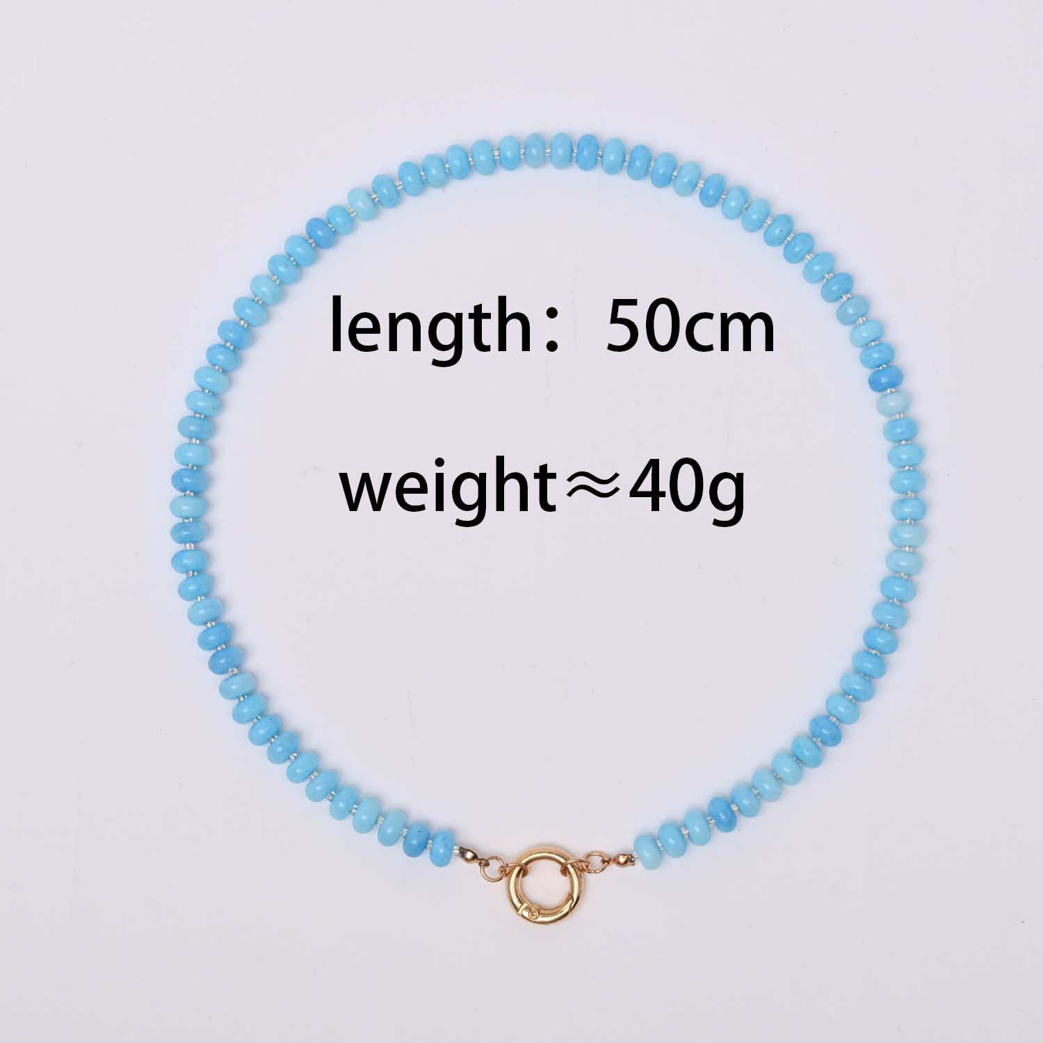 Abacus beads-blue