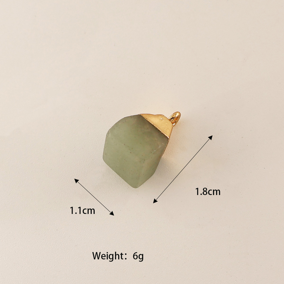 Geometry-green aventurine