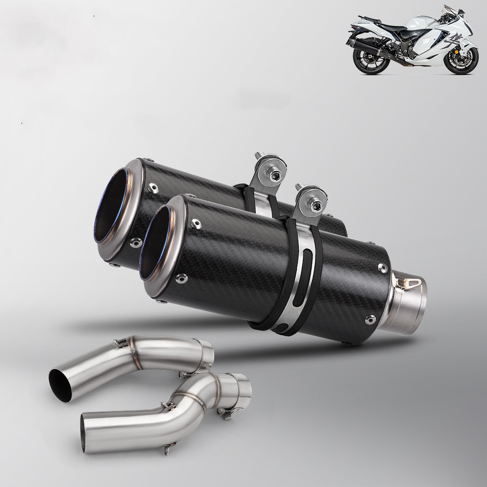 Gsx1300r middle section  89 titanium alloy carbon fiber barrel