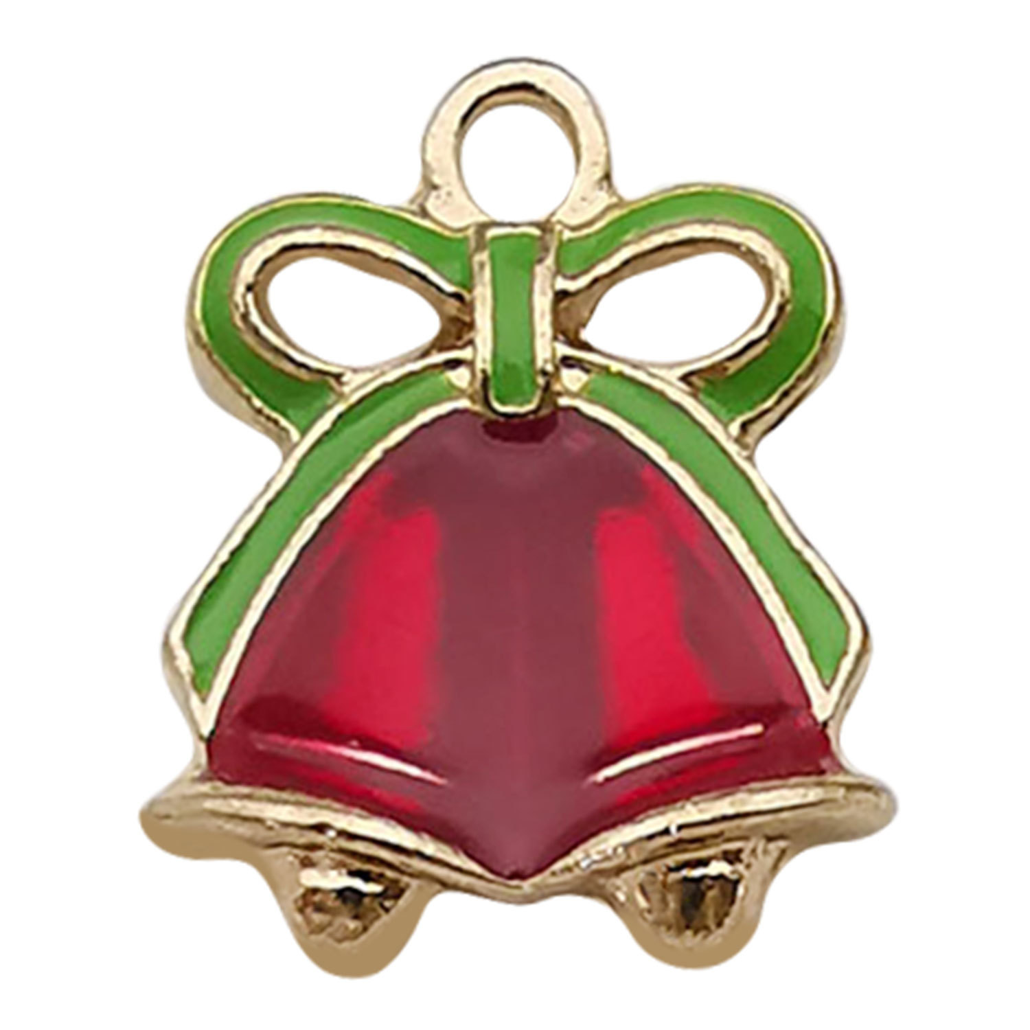 1 bell 13x13mm-1.7g-12526 pendant