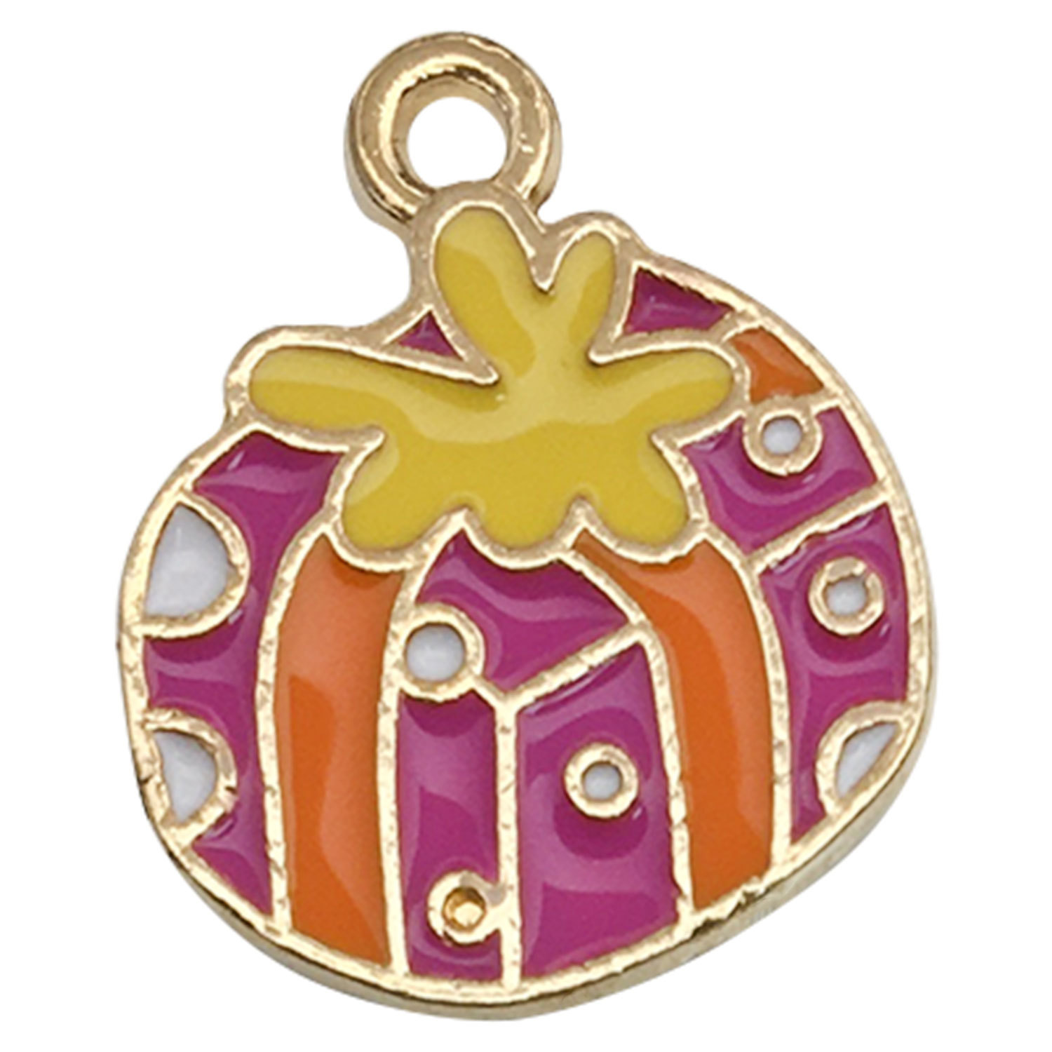 1 christmas gift box 15x18mm-1.5g-14265 pendant