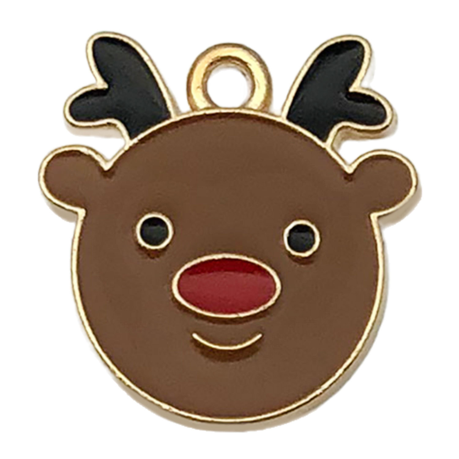 1 deer 18x18mm-1.4g-21056 pendant