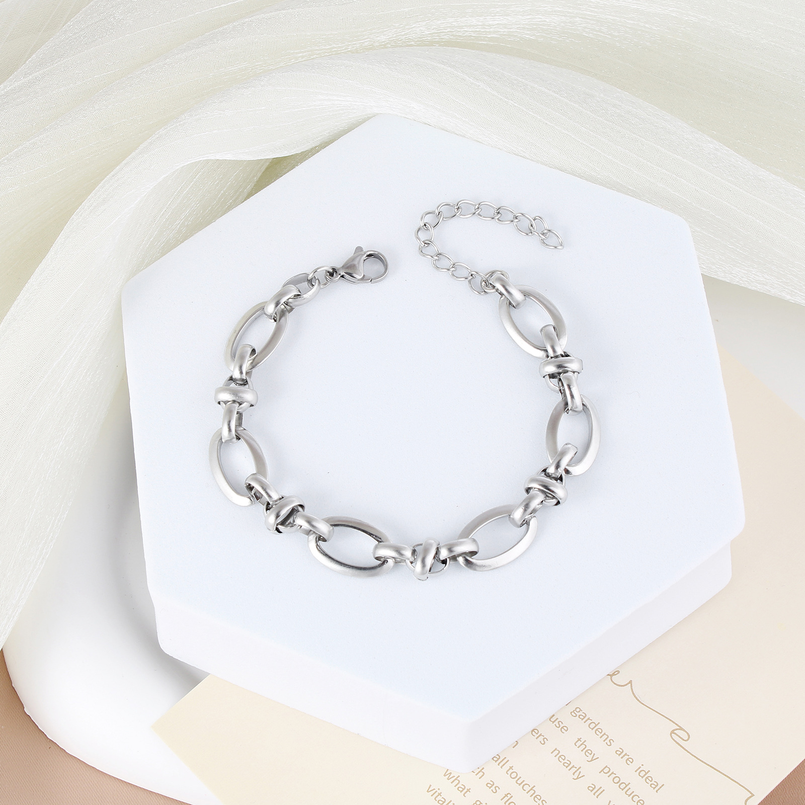 Stainless steel handmade chain bracelet Type A