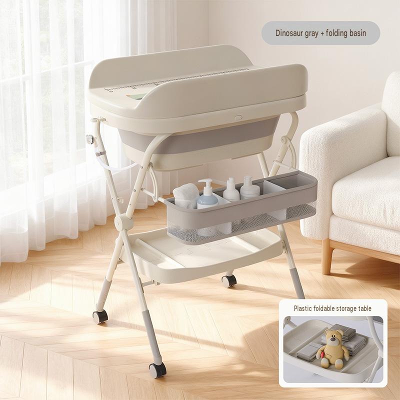 Gray three-in-one care table dinosaur model   thermometer