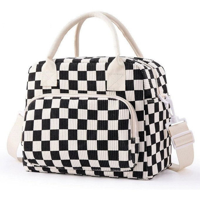 Black and white Plaid
