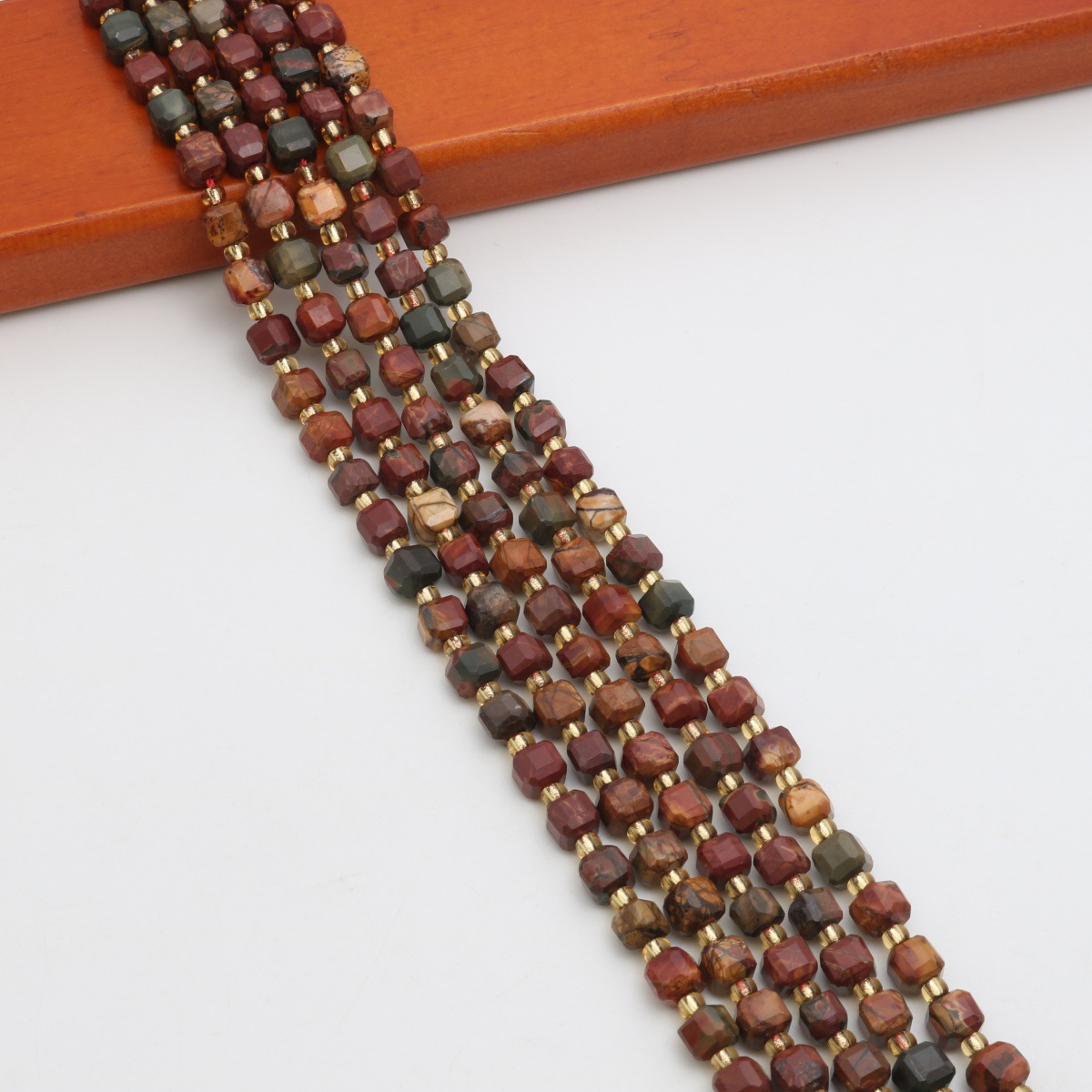 Dark brown 6mm/56pcs