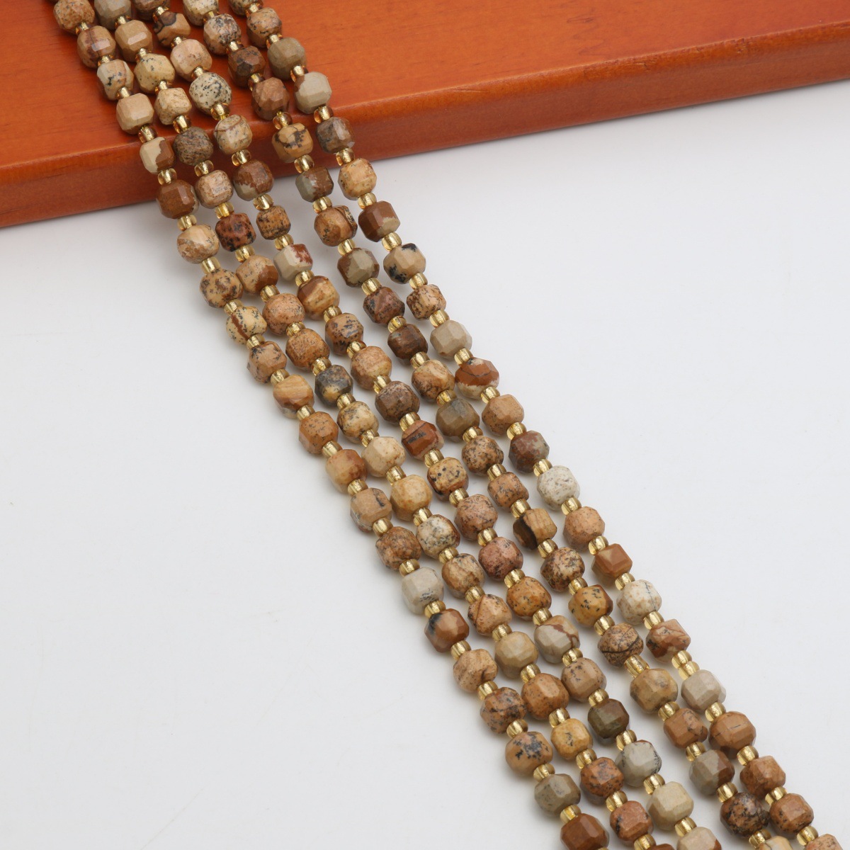 Chocolate color 6mm/56pcs