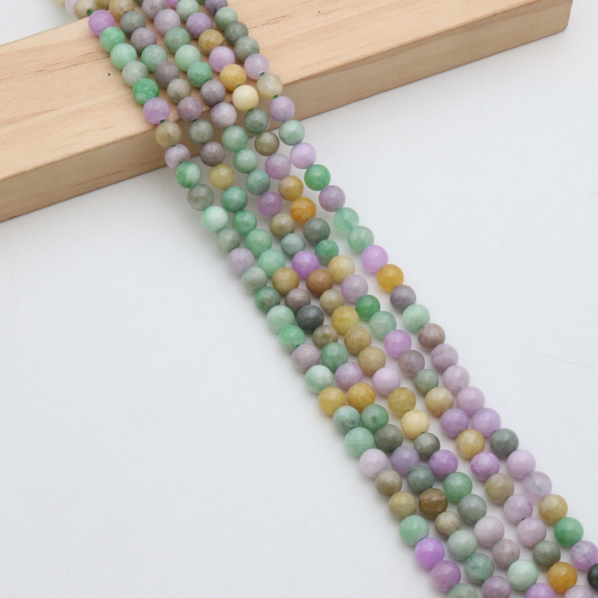 Green pink 6mm/61pcs