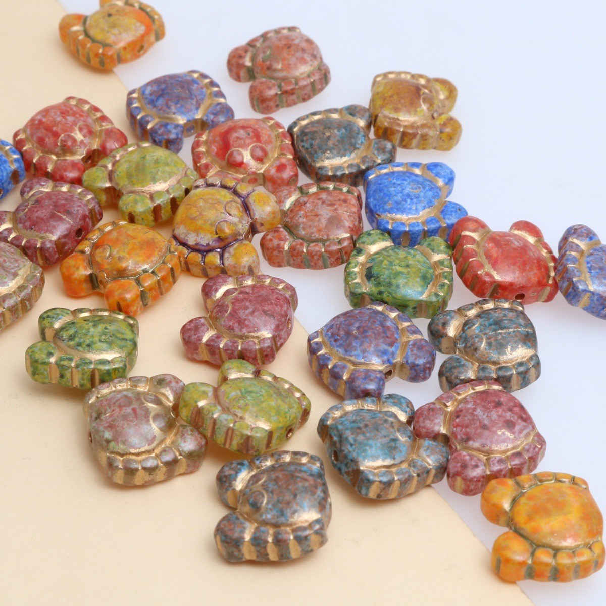 random mixed colors 14X13mm