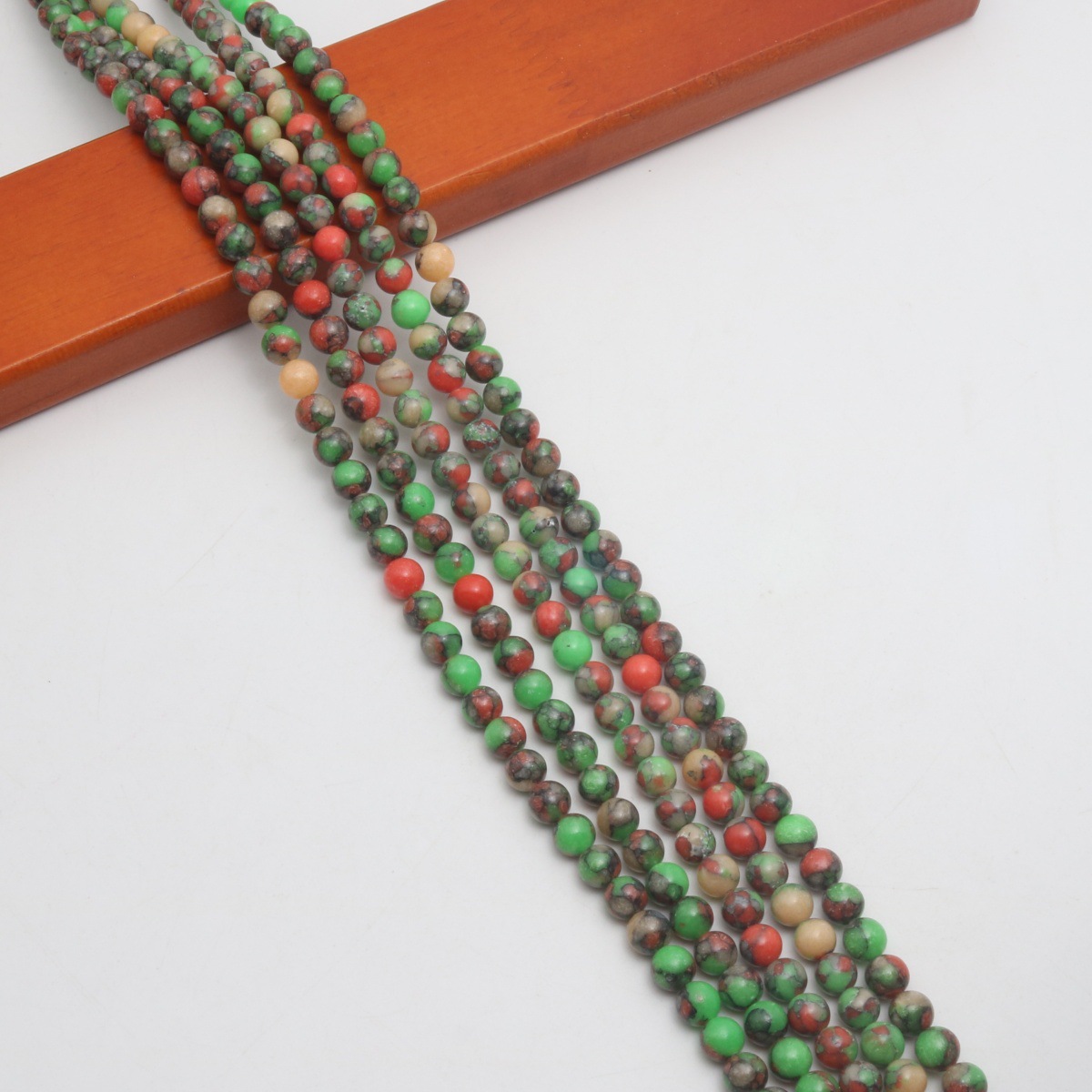 Green red 6mm/61pcs