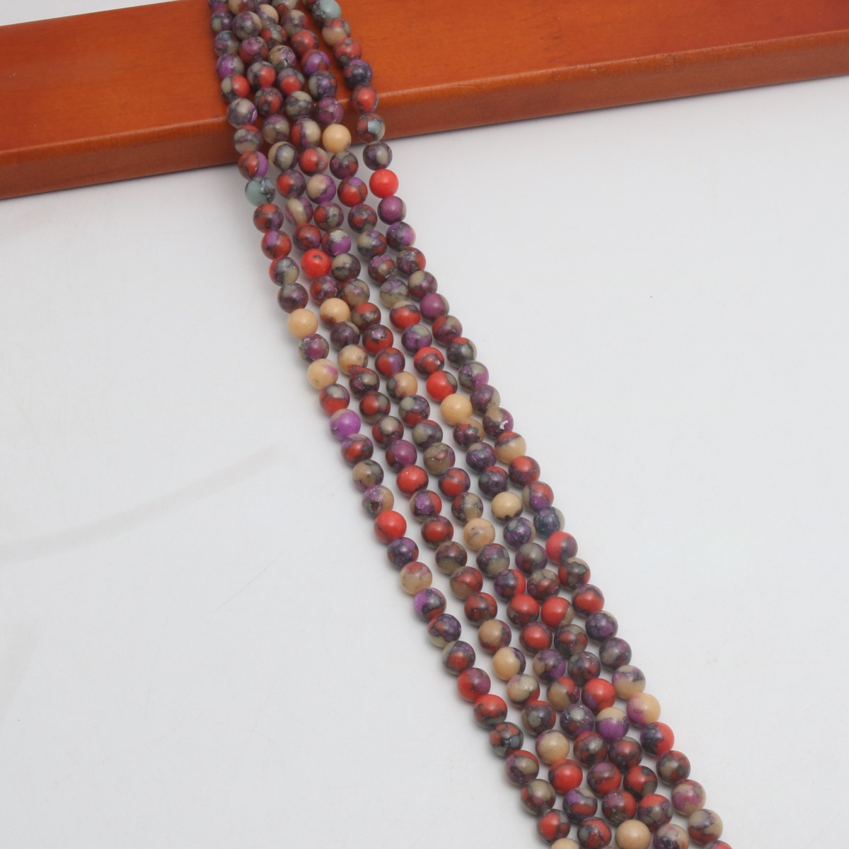Purple 6mm/61pcs