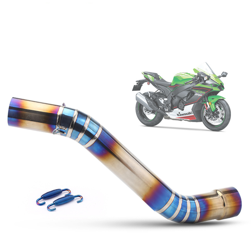 ZX10R-titanium alloy burnt blue middle section 08-21