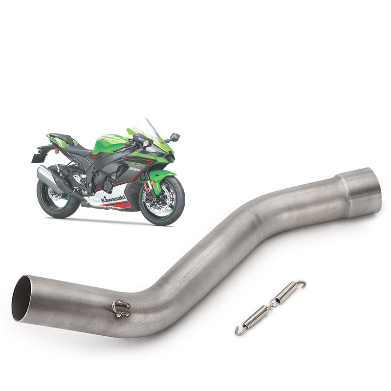 ZX10R-stainless steel middle section 08-21