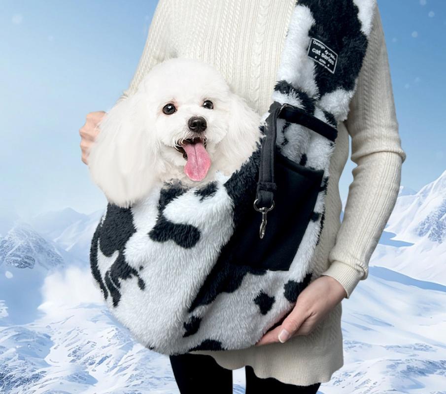 White Pet Cow Shoulder Bag