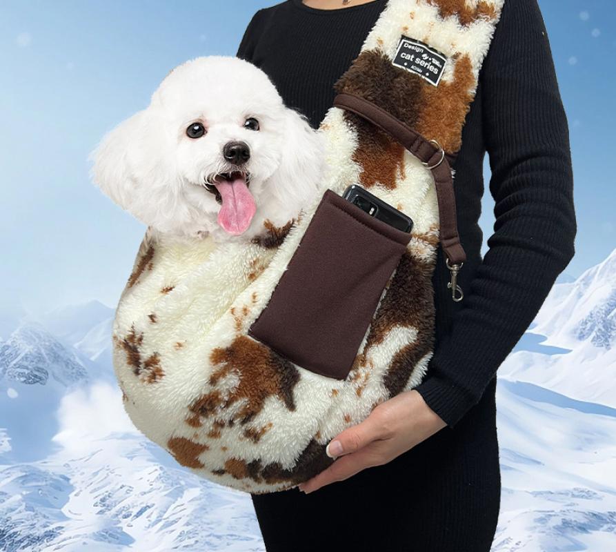 Brown Pet Cow Shoulder Bag