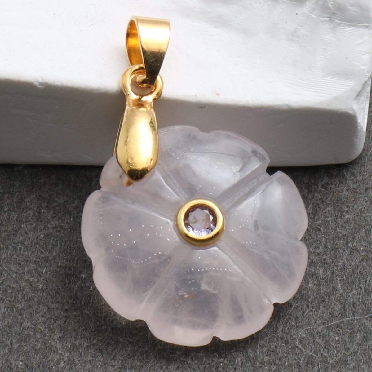 Rose Quartz 20x20x5.5ｍｍ