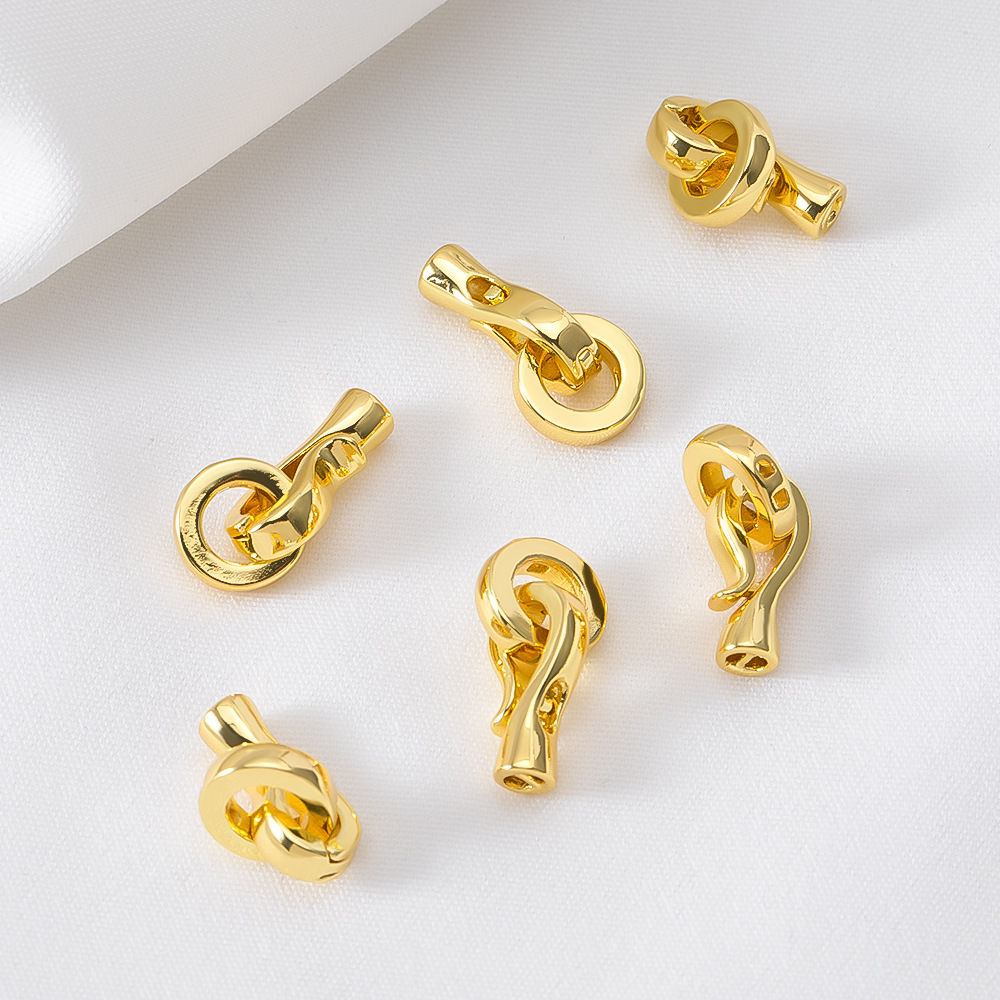 18k gold 19x7mm 2pcs
