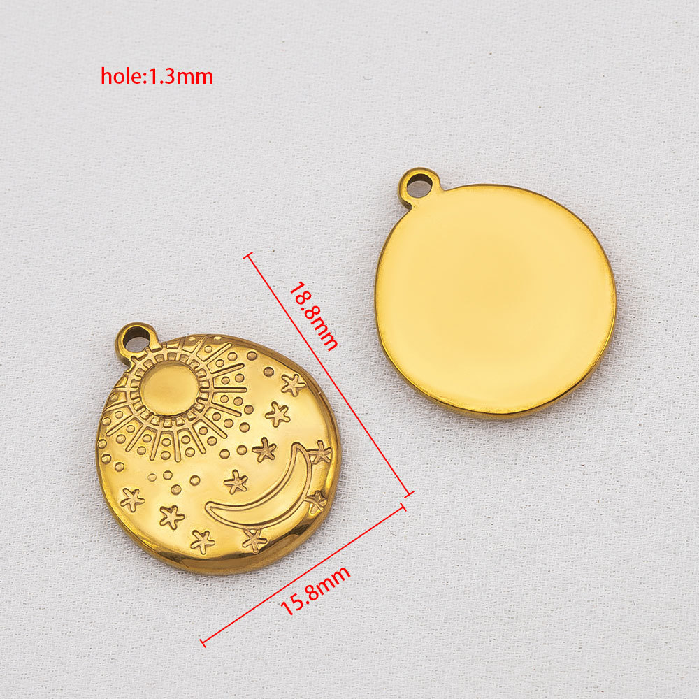 Gold-18.8x15.8mm 5pcs