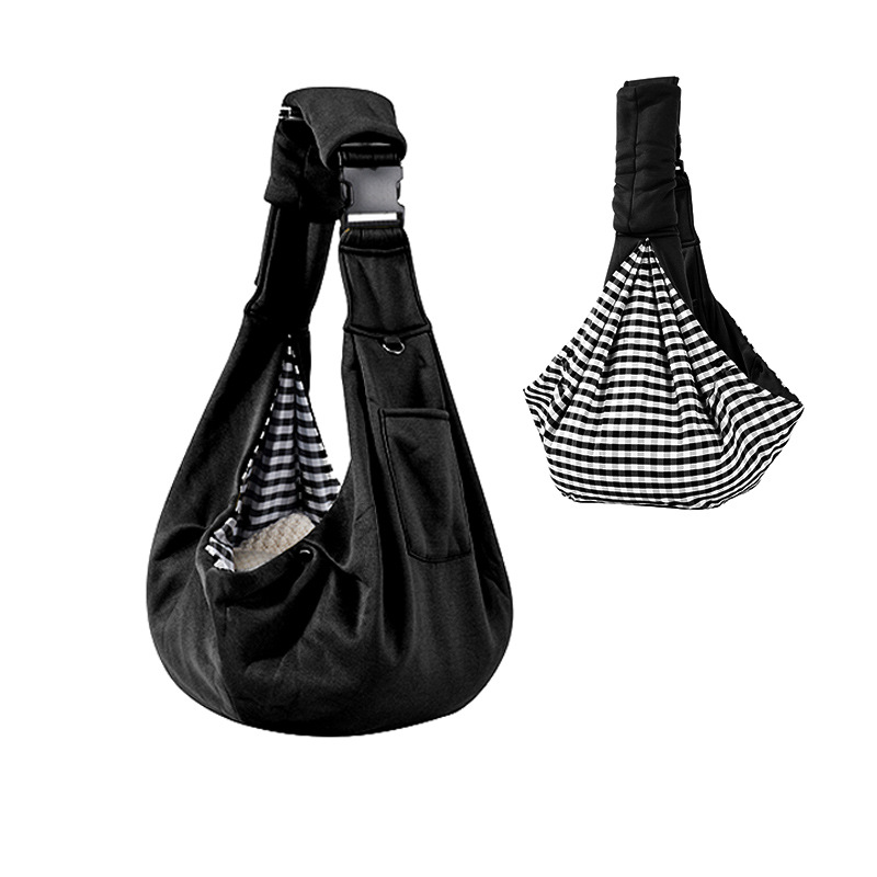 Black Adjustable Buckle Bag Shoulder Pad 2415#