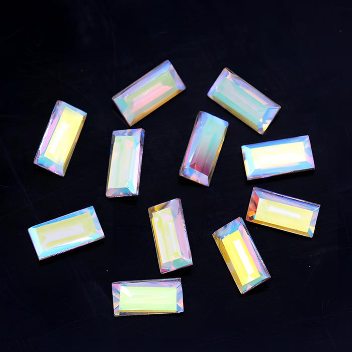 Ab color (natural color) trapezoidal diamond 2*4mm